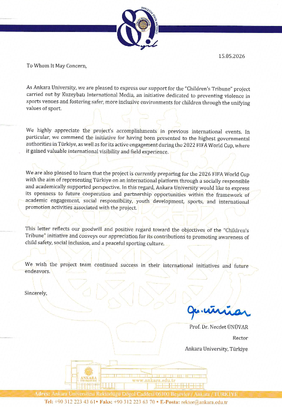 Ankara University support document